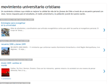 Tablet Screenshot of muniversitariocristiano.blogspot.com