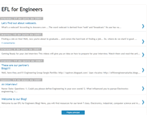 Tablet Screenshot of eflforengineers.blogspot.com