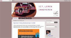 Desktop Screenshot of ictenleren.blogspot.com