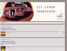 Tablet Screenshot of ictenleren.blogspot.com