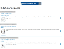 Tablet Screenshot of 4-kidscoloringpages.blogspot.com