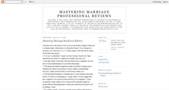 Desktop Screenshot of masteringmarriagepro.blogspot.com