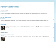 Tablet Screenshot of homesweetbentley.blogspot.com