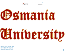 Tablet Screenshot of osmaniaworldportal.blogspot.com