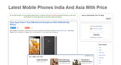 Desktop Screenshot of latest-mobile-phones-price-reviews.blogspot.com