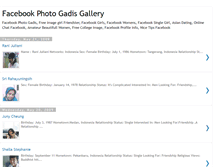 Tablet Screenshot of gadisfacebook.blogspot.com