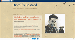 Desktop Screenshot of orwellsbastard.blogspot.com