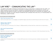 Tablet Screenshot of law-wire.blogspot.com