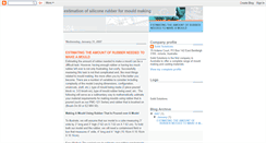 Desktop Screenshot of estimationofsiliconerubber.blogspot.com