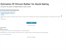 Tablet Screenshot of estimationofsiliconerubber.blogspot.com