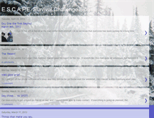 Tablet Screenshot of escapesurvivalchallenge.blogspot.com