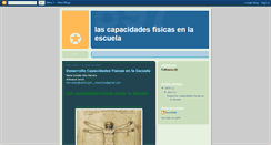 Desktop Screenshot of capacidadesfisicasnormal.blogspot.com