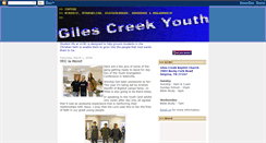 Desktop Screenshot of gilescreekyouth.blogspot.com