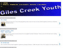 Tablet Screenshot of gilescreekyouth.blogspot.com