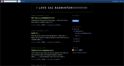 Desktop Screenshot of ilovesacbadminton.blogspot.com