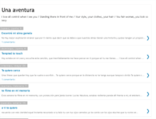Tablet Screenshot of 1aventura.blogspot.com