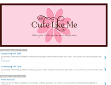 Tablet Screenshot of cutelikeme.blogspot.com