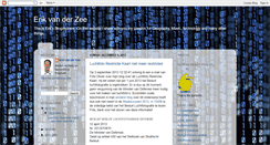 Desktop Screenshot of erikvanderzee.blogspot.com