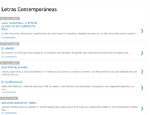 Tablet Screenshot of claseletrascontemporaneas.blogspot.com