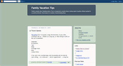 Desktop Screenshot of familyvacationtips.blogspot.com