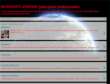 Tablet Screenshot of mundukojokoak.blogspot.com