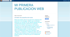 Desktop Screenshot of miprimerapublicacionweb.blogspot.com