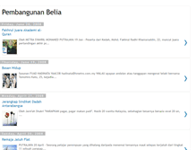 Tablet Screenshot of belia-malaysia.blogspot.com