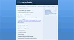 Desktop Screenshot of paga-tus-deudas.blogspot.com