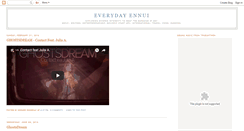 Desktop Screenshot of everydayennui.blogspot.com