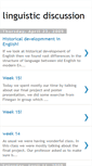 Mobile Screenshot of linguisticdiscussion.blogspot.com