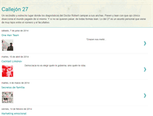 Tablet Screenshot of callejonveintisiete.blogspot.com