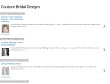 Tablet Screenshot of couturebridaldesigns.blogspot.com