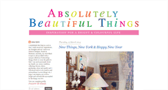 Desktop Screenshot of absolutelybeautifulthings.blogspot.com