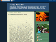 Tablet Screenshot of foundrymissiontrips.blogspot.com