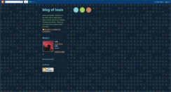 Desktop Screenshot of louisyfwang.blogspot.com