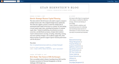 Desktop Screenshot of etanbernsteinsblog.blogspot.com