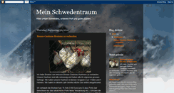 Desktop Screenshot of meinschwedentraum.blogspot.com