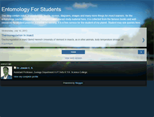 Tablet Screenshot of entomologyryk.blogspot.com
