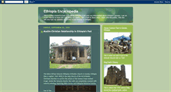 Desktop Screenshot of ethiopiaencyclopedia.blogspot.com