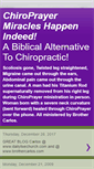 Mobile Screenshot of chiroprayer.blogspot.com