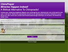 Tablet Screenshot of chiroprayer.blogspot.com