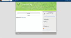 Desktop Screenshot of compliancehq.blogspot.com