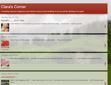 Tablet Screenshot of clarascorner.blogspot.com