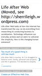 Mobile Screenshot of lifeafterweb.blogspot.com