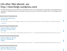 Tablet Screenshot of lifeafterweb.blogspot.com