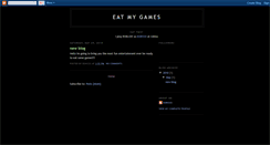 Desktop Screenshot of eat-my-games.blogspot.com