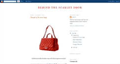 Desktop Screenshot of behindthescarletdoor.blogspot.com
