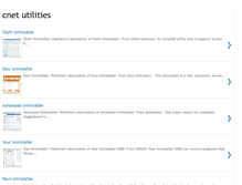 Tablet Screenshot of cnetutilities.blogspot.com