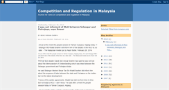 Desktop Screenshot of competition-regulation-malaysia.blogspot.com