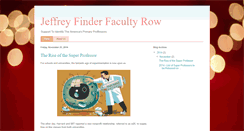 Desktop Screenshot of jeffreyfinderfacultyrow.blogspot.com